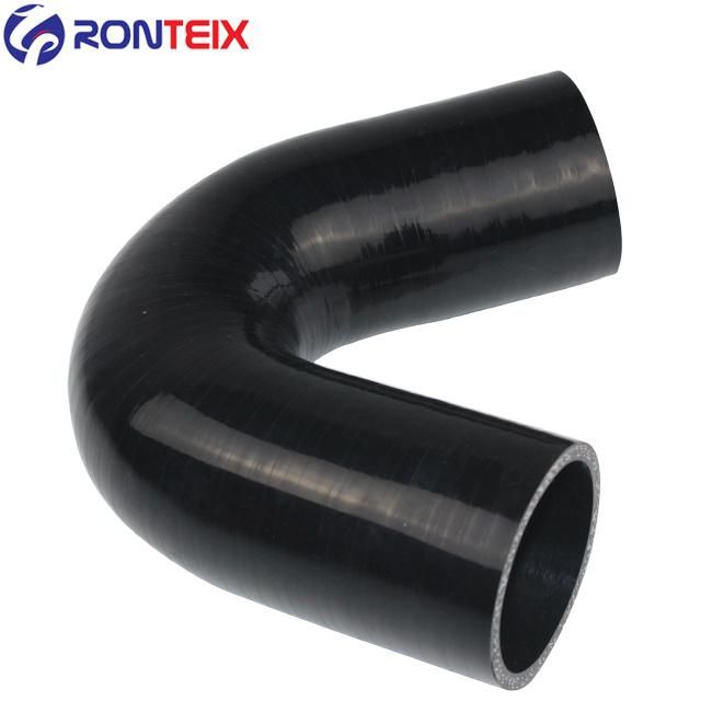 Black / Red / Blue Coolant Radiator 135 Degree Bend Silicone Hose