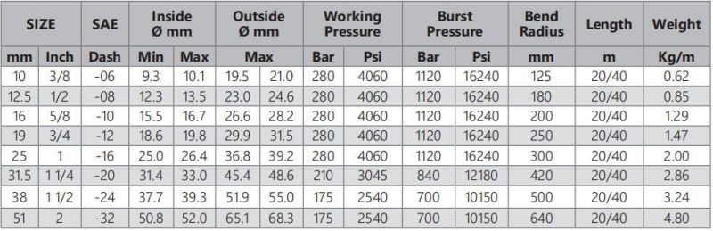 SAE 100r12/Hydraulic Hose/Rubber Hose