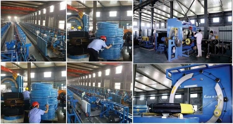 Food Grade Fiber & Helix Steel Wire Reinforcement Suction & Discharge Rubber Hose