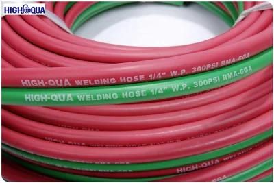 1 4 Inch I. D Smooth Surface Twin Line Welding Hose