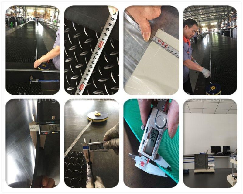 Flooring American Ribbed Anti-Slip Rubber Mat Roll