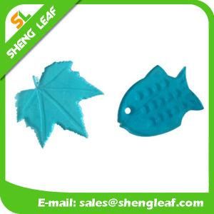 Any Shape Customized Special Logo Rubber Soft PVC Mat (SLF-AP012)