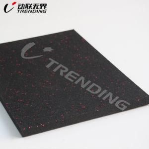 Rich Thickness Non-Toxic Indoor Rubber Gym Flooring