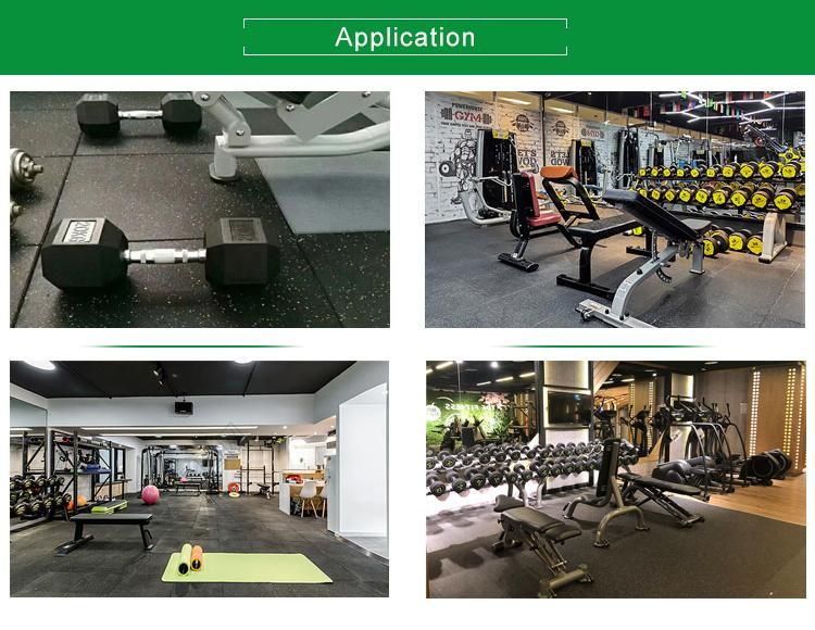 Heavy Duty Shockproof Gym Flooring Waterproof Rubber Floor Mat