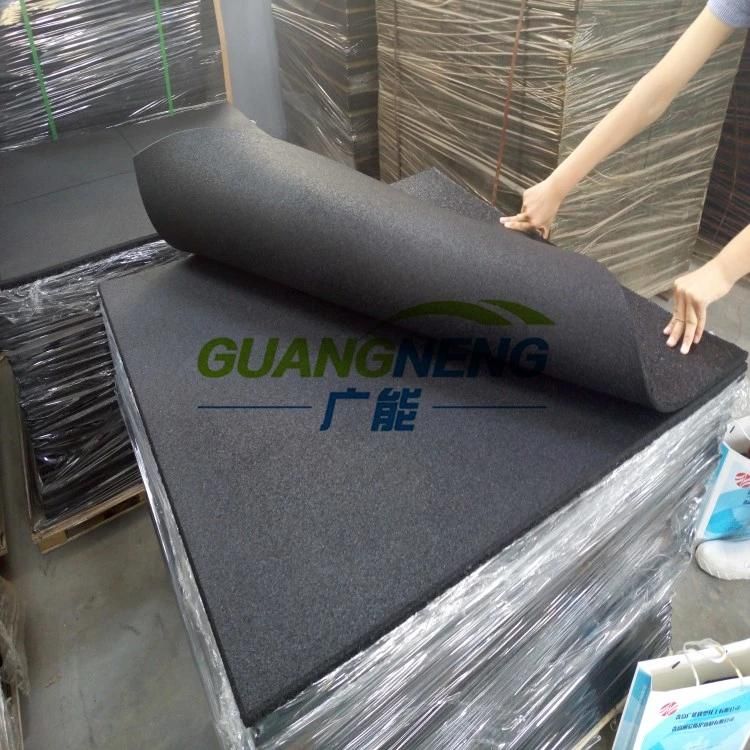 Anti Fatigue Rubber Gym Matting Tile with En1177 Certificate