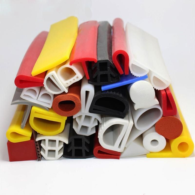 Heat Resistance Extruded Silicone Rubber Extrusions