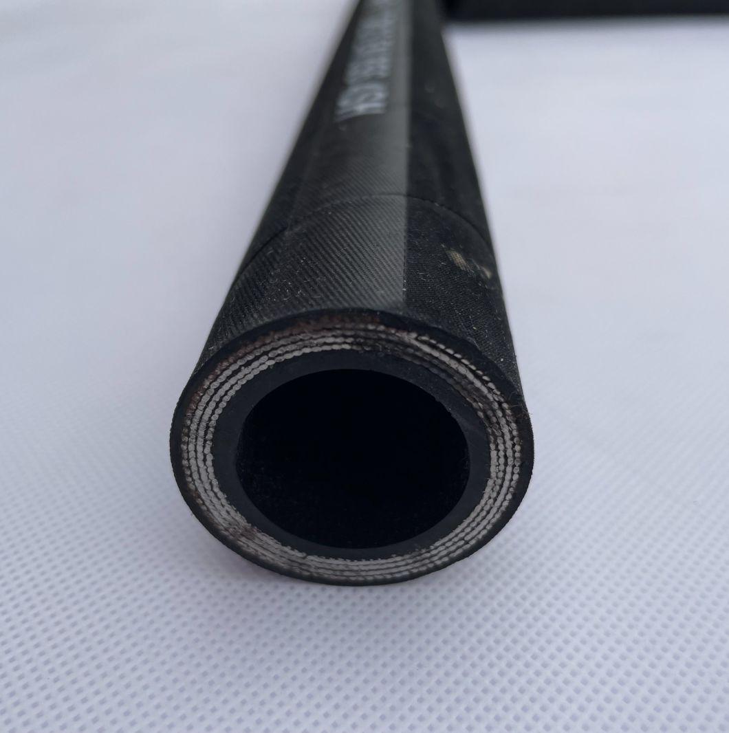 High Pressure Hydraulic Rubber Hose Wire Braided Spiral Flexible Rubber Oil Hose