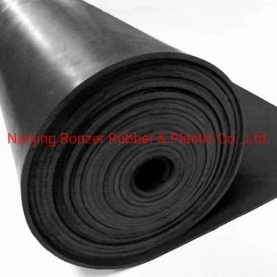 China 1-50 mm Industrial Fire-Resistance Oil-Resistance Cr Neoprene Rubber Sheet/Flooring/Mat Rubber Floor