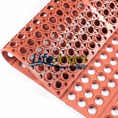 Drainage Rubber Mat Anti-Slip Kitchen Mats