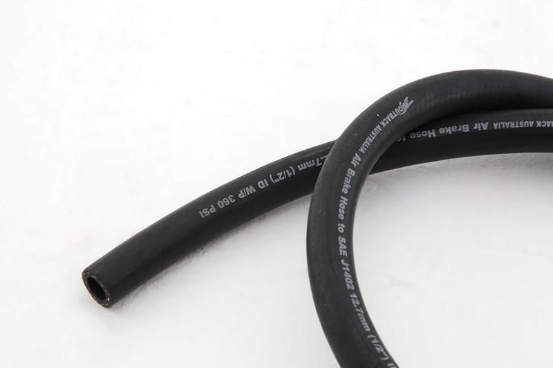 3/8" Inch SAE J1402 Black Rubber Air Brake Hose