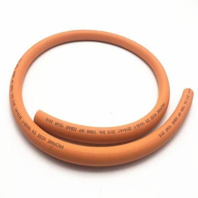 BS En16436 W. P 300 Psi 10mm Rubber Propane Hose