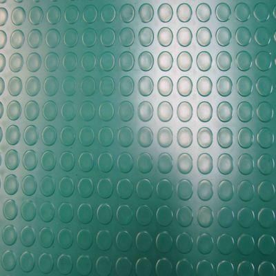 Green Anti-Slip Coin/ Round DOT/Round Button Rubber Mat