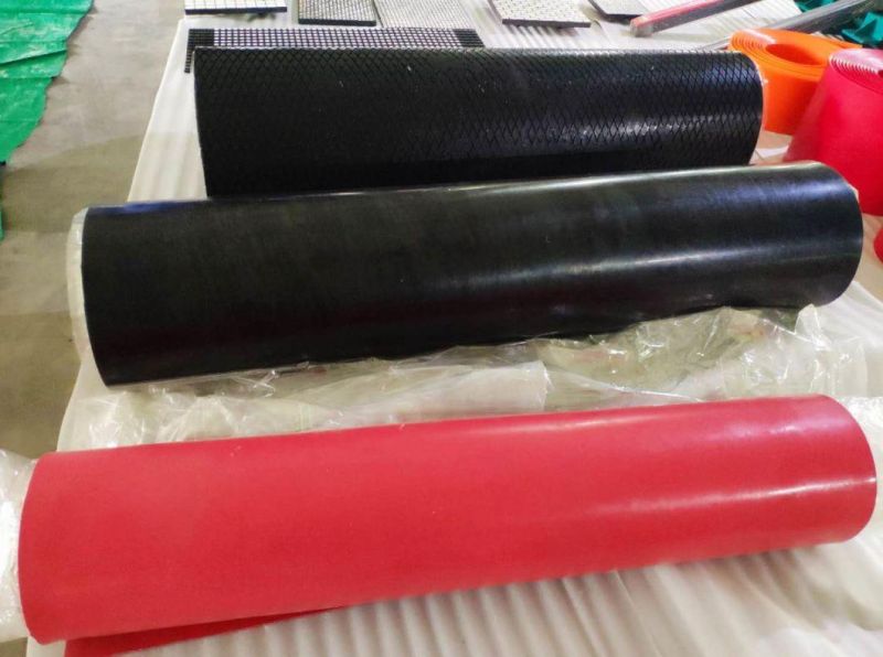 Cn Backing Diamond Pattern Rubber Pulley Lagging
