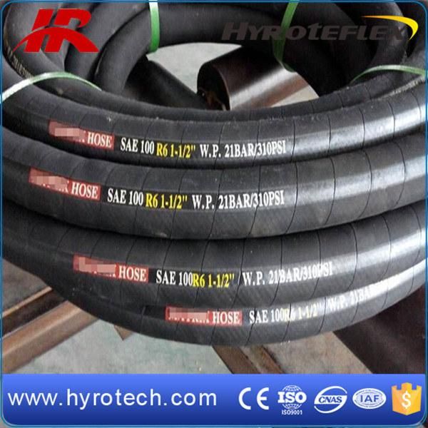 One Fiber Braided High Pressure Oil Hose DIN En 854 1te/ SAE 100r6