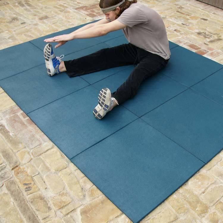 Gym Flooring Mat Sports Rubber Flooring Mat Anti-Slip Rubber Flooring