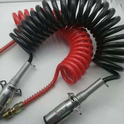 Industry PU Spiral Air Hose for Trailer Brake