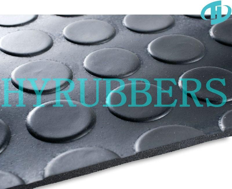 Round DOT Rubber Sheet, Rubber Floor in Roll