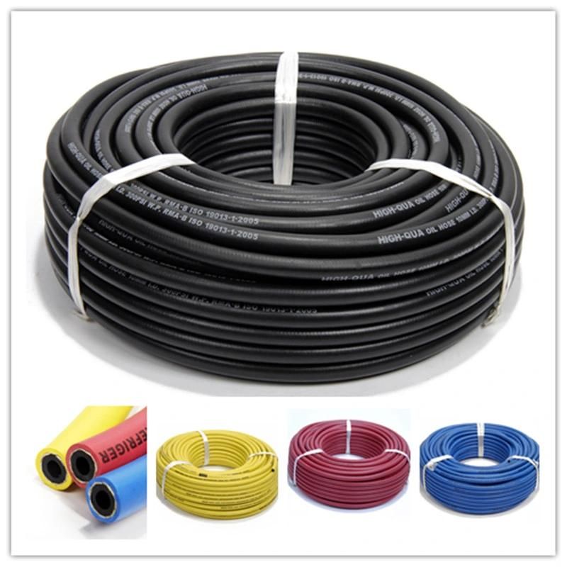 Fiber Braided High-Pressure Flexible Silicone Rubber Oil Hose for Transporting Oil
