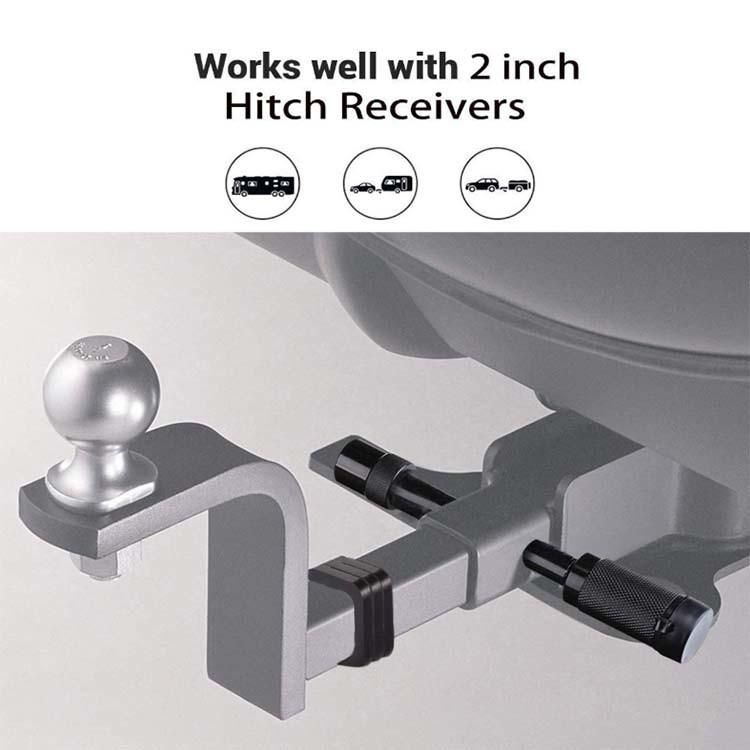 Yh1977 Hitch Receiver Silencer Pad Reduce Rattle Eliminate Noise Provide Cushion Mat, Trailer Receiver Rubber Pad