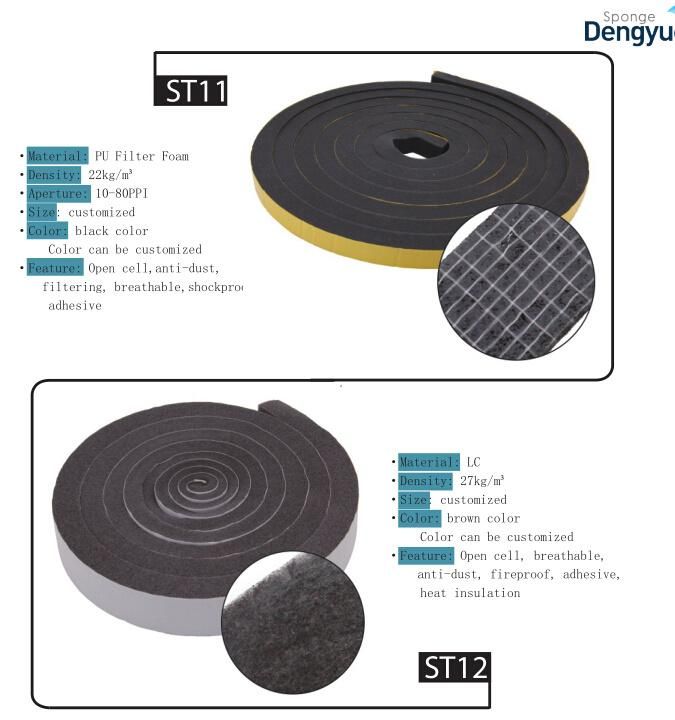 Self Adhesive Foam Sealing Tape Strip Draught Excluder EPDM Rubber