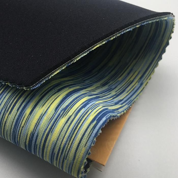 Shockproof Breathable Sandwich Fabric Black SBR SCR Cr Neoprene