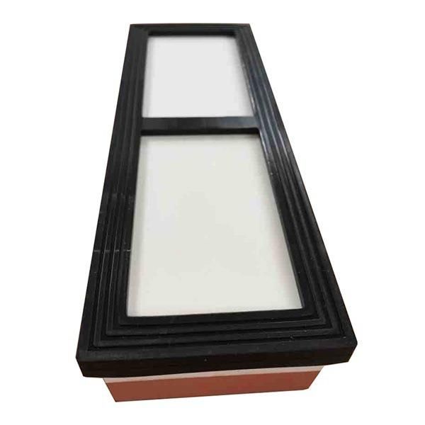Orange-White 30008000 Mesh Double-Sided Sharpening Stone 18 X 6 X 3 Cm with Black Silicone Base