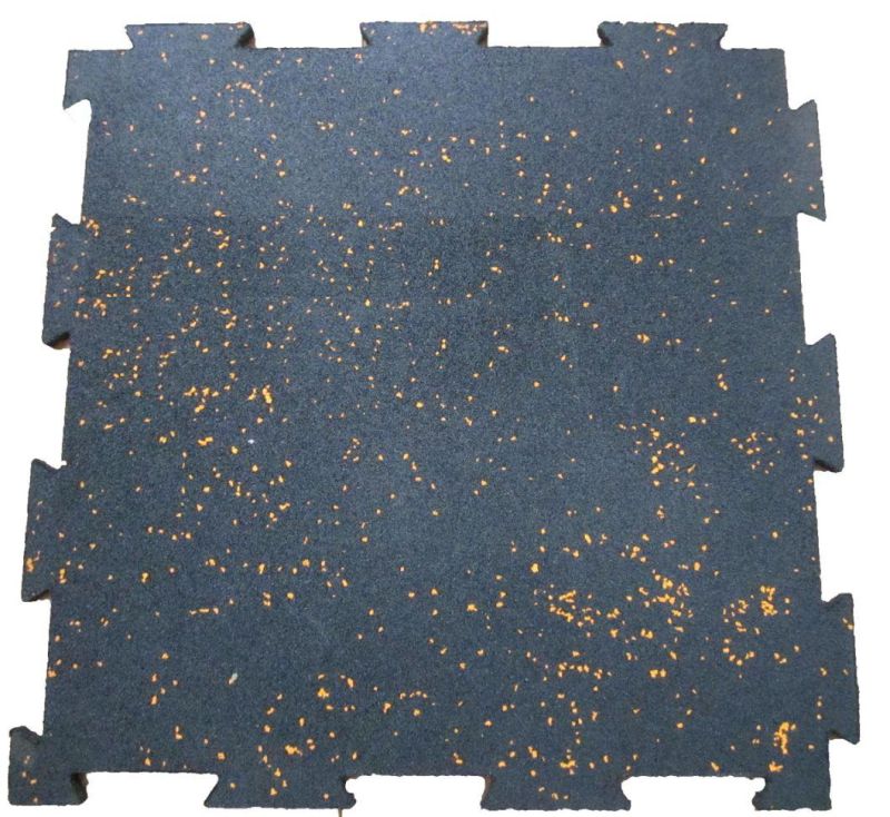 High Density Interlocking Gym Rubber Flooring Jigsaw Rubber Mat for Crossfit