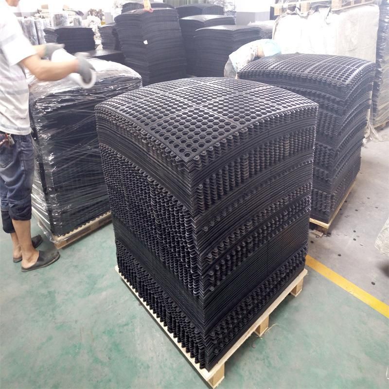 Anti Bacterial Rubber Floor Mat, Kitchen Rubber Mats, Drainage Rubber Mat