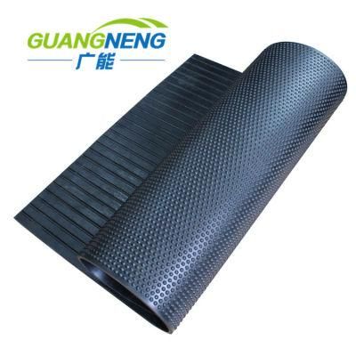 Round DOT Rubber Stall Floor Matting, Fluted Bottom Rubber Stable Flool Mat