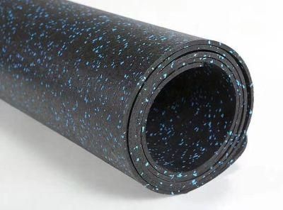 Anti-Microbial OEM Color Available EPDM Rubber Flooring with Sparkle Color OEM
