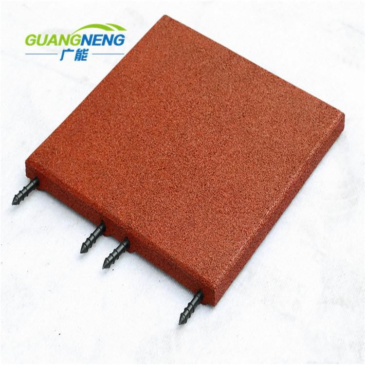 Interlocking Rubber Floor Tiles, Rubber Gym Flooring, Outdoor Playground Mats