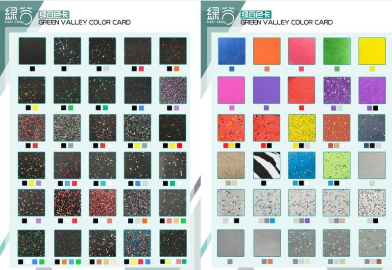 Factory Produced Rubber Roll Gymnastic Mats for Fitness Rubber Floor Anti-Slip Indoor Gym Shock Absorption