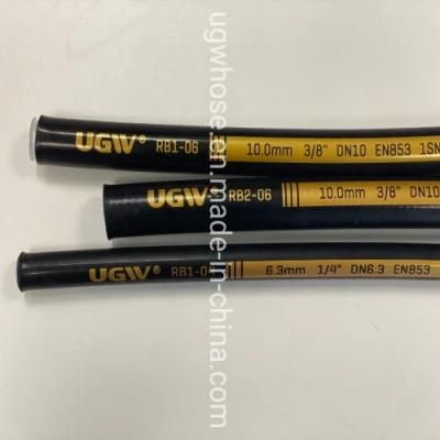 Ugw 6000psi 2sn Hydraulic Rubber Hose and Fittings Assembly for Heavy Machinery Operation