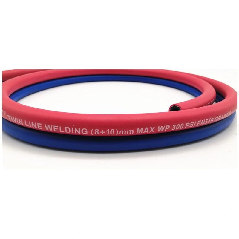Aging Resistance Ce Approved 5/16′′&3/8′′ Rubber Twin Hose