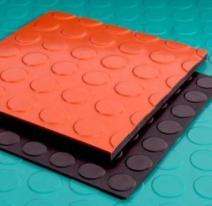 Color Round Button Rubber Mat/Color Rubber Sheet Floor Sheer/Mat