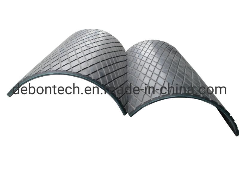 Conveyor Belt Bonding Cement Pulley Lagging Machine Diamond Ruber Lagging