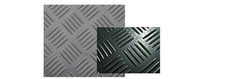 Checker Rubber Floor Mat 5bar Blue Colour