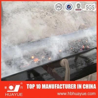 Flame-Resistant Black Rubber Conveyor Belt Made in China