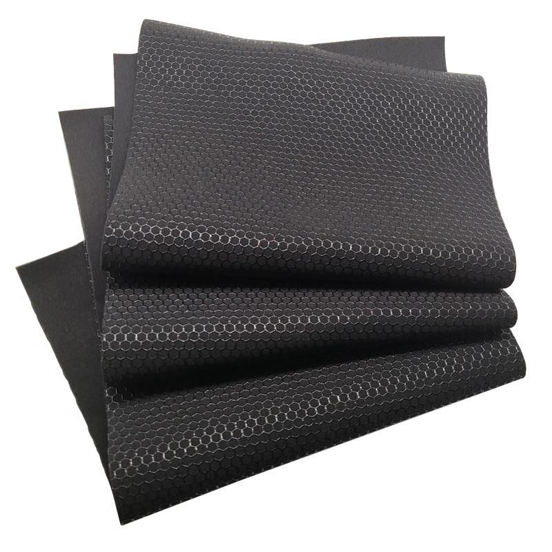 Hexagon Anti-Slip Silicone Printing Fabrics Neoprene for Shin Protector