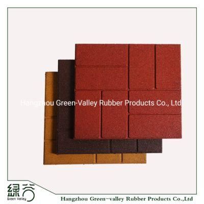 60*60cm High Density Safety Rubber Floor Tiles Driveway Rubber Tiles/Outdoor Playground