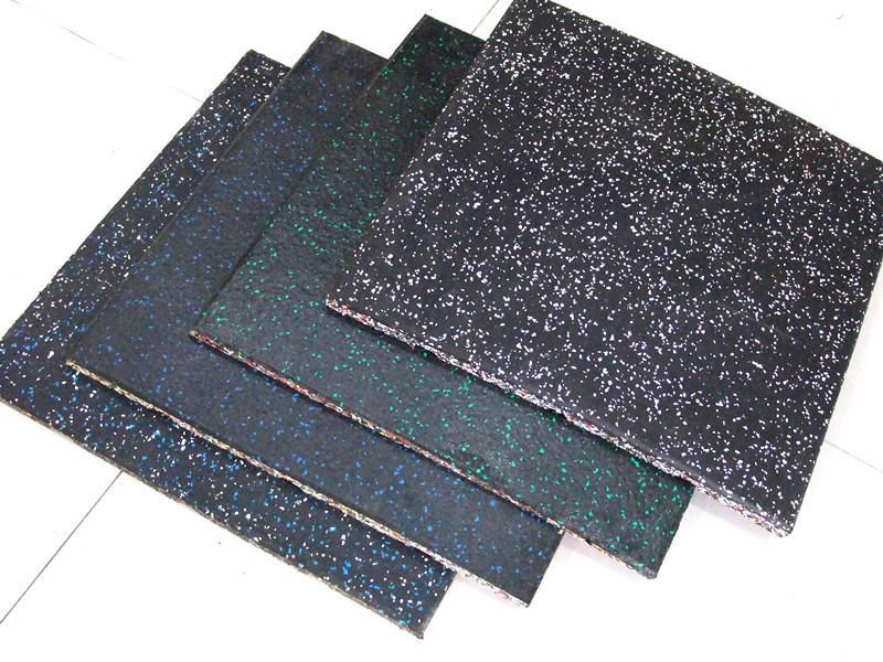 500*500 Fitness Playground Gym Outdoor Rubber Floor Tile