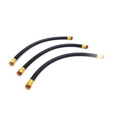 SAE J1402 Low Temperature 3/8 Black Rubber Truck Brake Hose Assembly