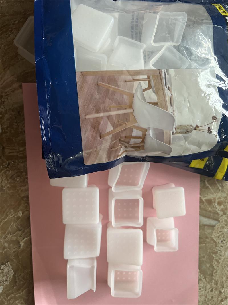 38mm Squared Silicone End Cover/End Cap/End Feet