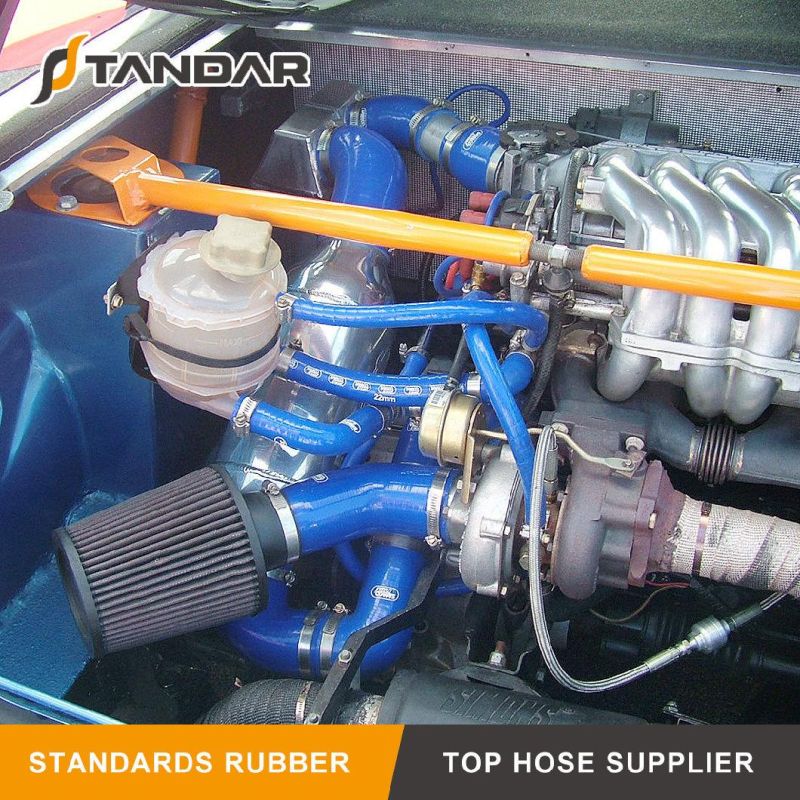 High Pressure Nylon Braided Reinforced Automotive Silicone Hump Hose Couplers