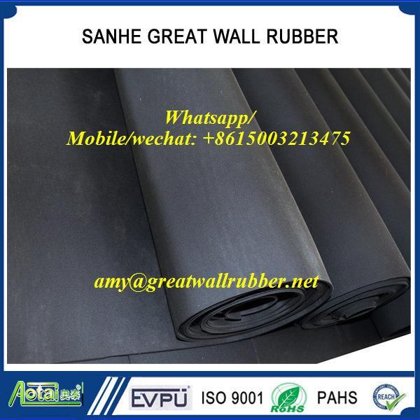 4MPa 8MPa Black Anti Corrosion Butyl Rubber Sheet