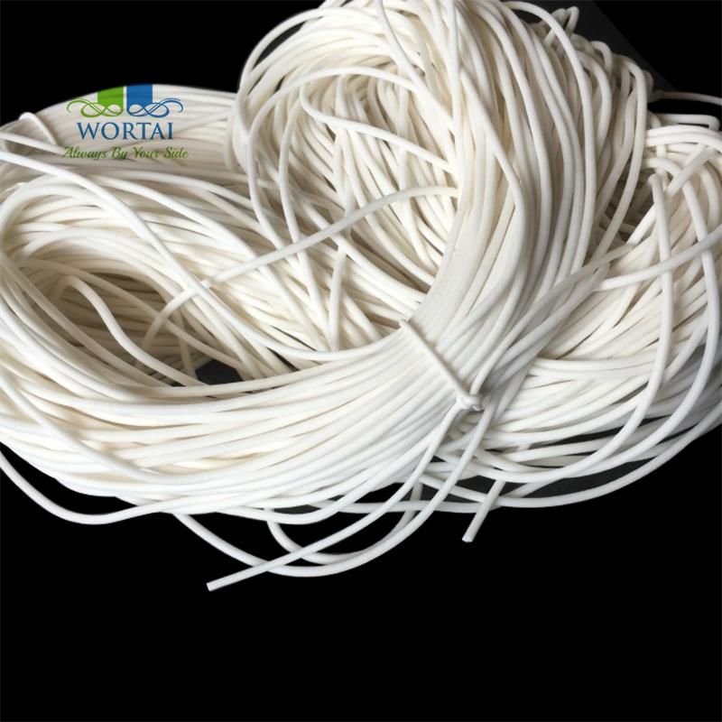 Silicone Rubber Foam Sponge O-Ring Rubber Cord White Color Cord