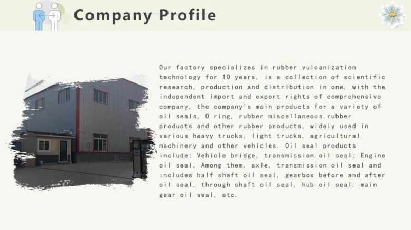 Processing Custom Rubber Oil Seal Oil Resistance and High Temperature