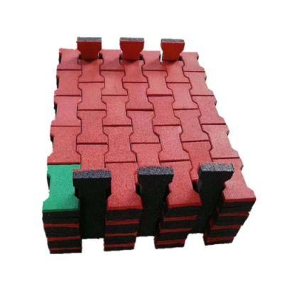 Top Quality H Shape Rubber Bone Pavers Rubber Bone Tile