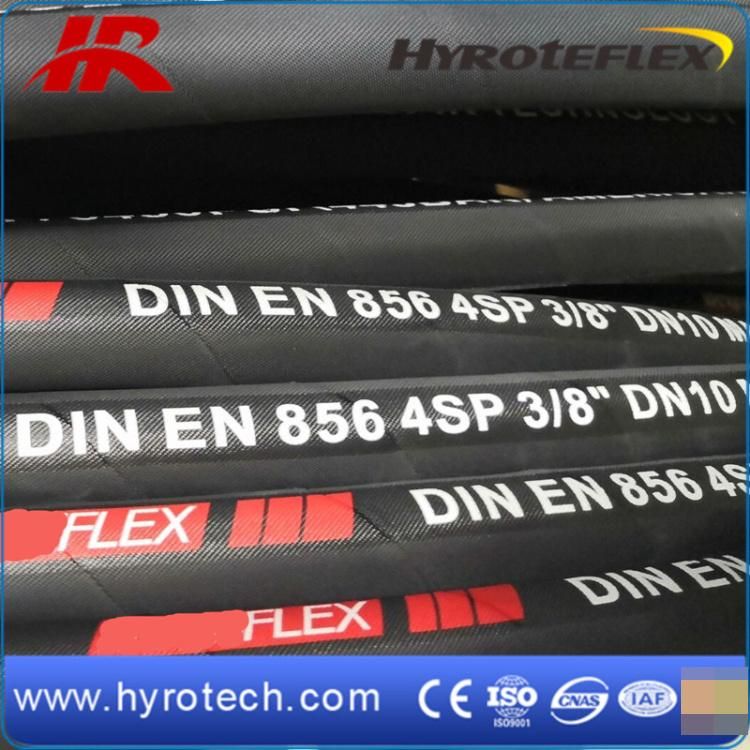 400K Impluse Times Four Wires Spiral High Pressure Hose R9/R12/ 4sp/4sh Hydraulic Hose