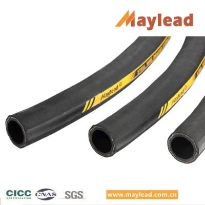 Black High Pressure Hydraulic Hose 2sn / R2at Used in Industry with Inner Rubber Nitrile